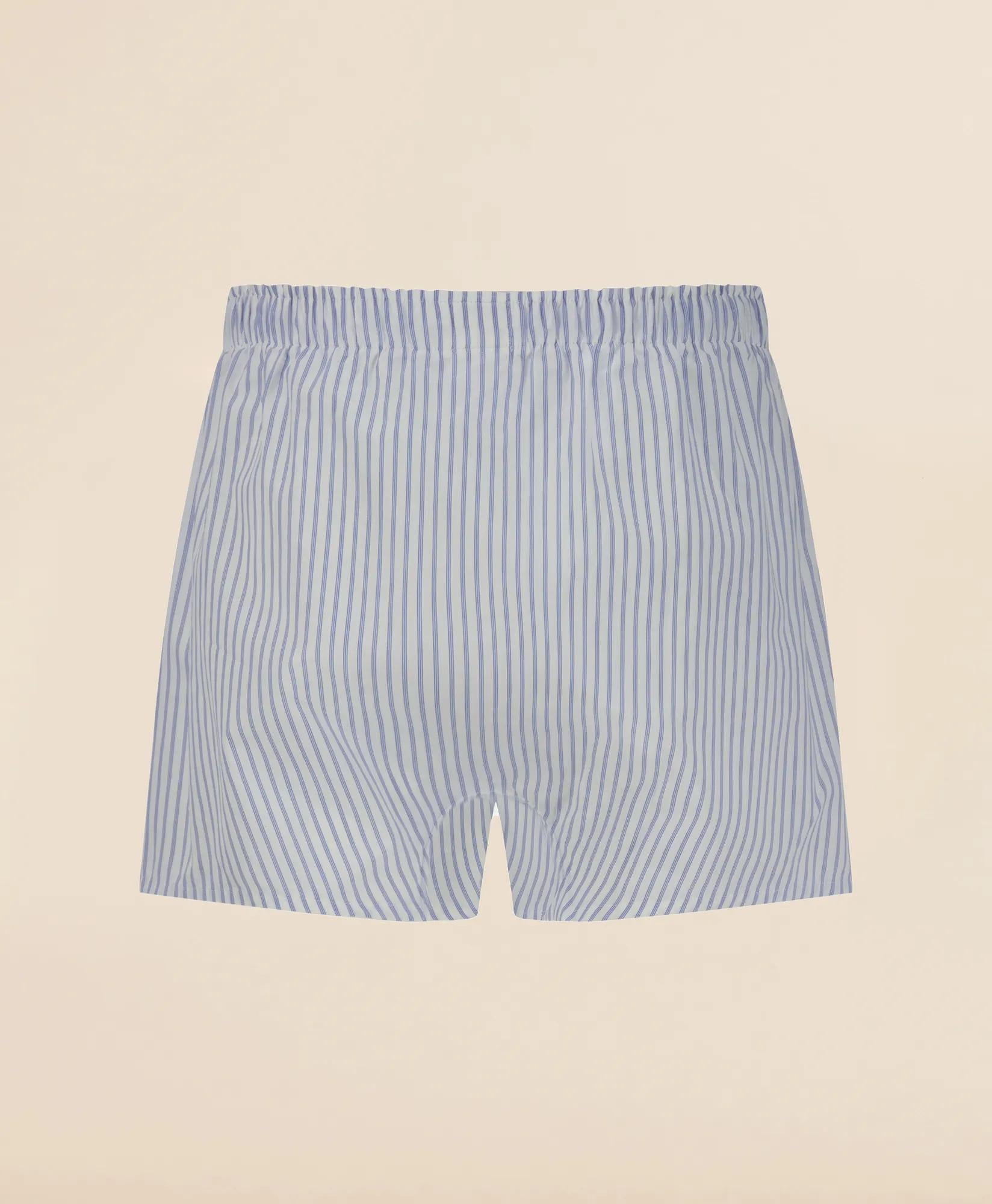 Slim Fit Cotton Broadcloth Striped Boxers | Brooks Brothers on sale