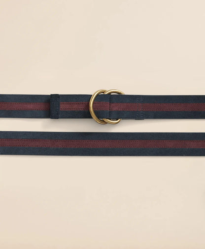 Suede Stripe D-Ring Belt | Brooks Brothers discount