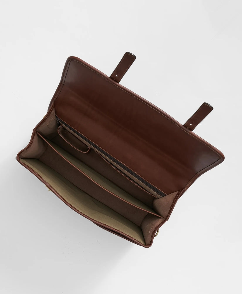 Leather Briefcase | Brooks Brothers online shop