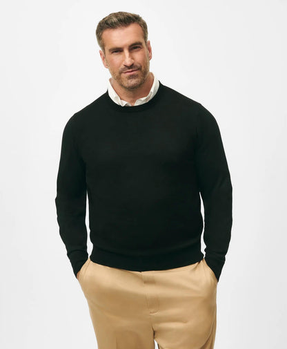 Big & Tall Ultimate Merino Wool Crewneck Sweater | Brooks Brothers discount