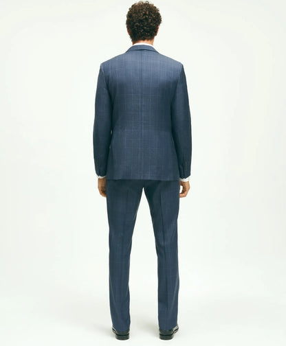 Classic Fit Wool Windowpane 1818 Suit | Brooks Brothers online shop