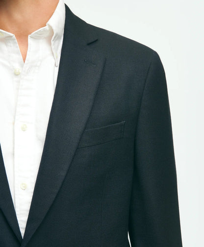 Traditional Fit Stretch Wool Hopsack Blazer | Brooks Brothers for sale
