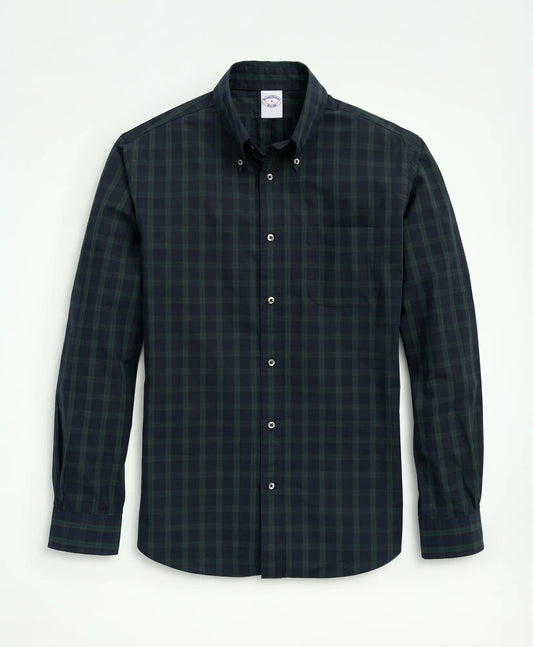 Friday Shirt, Poplin Black Watch | Brooks Brothers discount