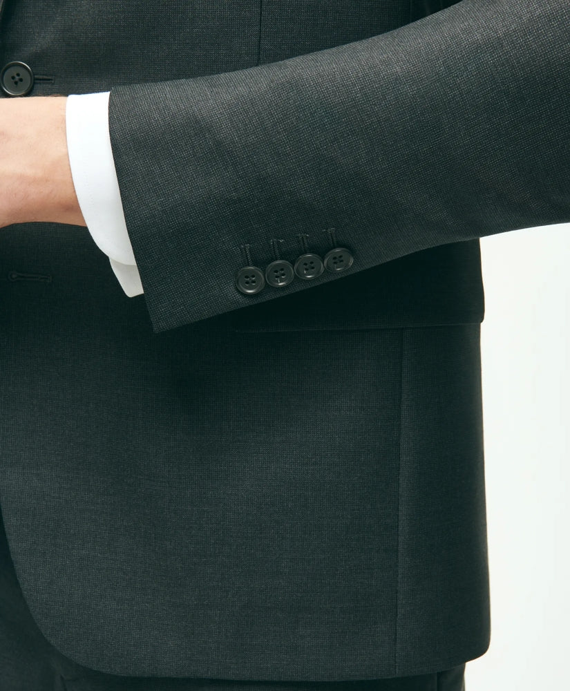 Classic Fit Wool Tic 1818 Suit | Brooks Brothers online shop