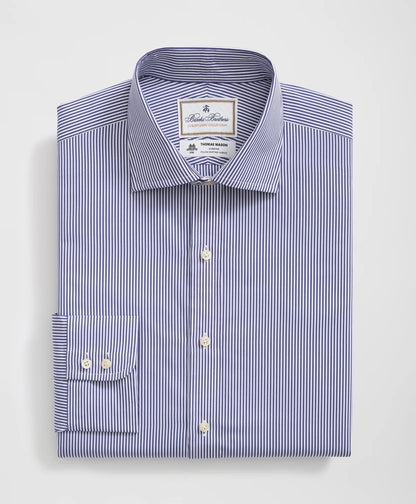 Brooks Brothers X Thomas Mason® Cotton English Collar, Striped Dress Shirt | Brooks Brothers on sale