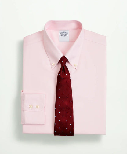 Stretch Supima® Cotton Non-Iron Twill Button-Down Collar Dress Shirt | Brooks Brothers online shop - US 6351