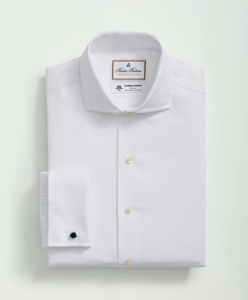 Brooks Brothers X Thomas Mason® Cotton Twill Londoner Collar Dress Shirt | Brooks Brothers sale