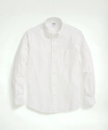 Portuguese Flannel Polo Button Down Collar Shirt | Brooks Brothers discount - US 1212