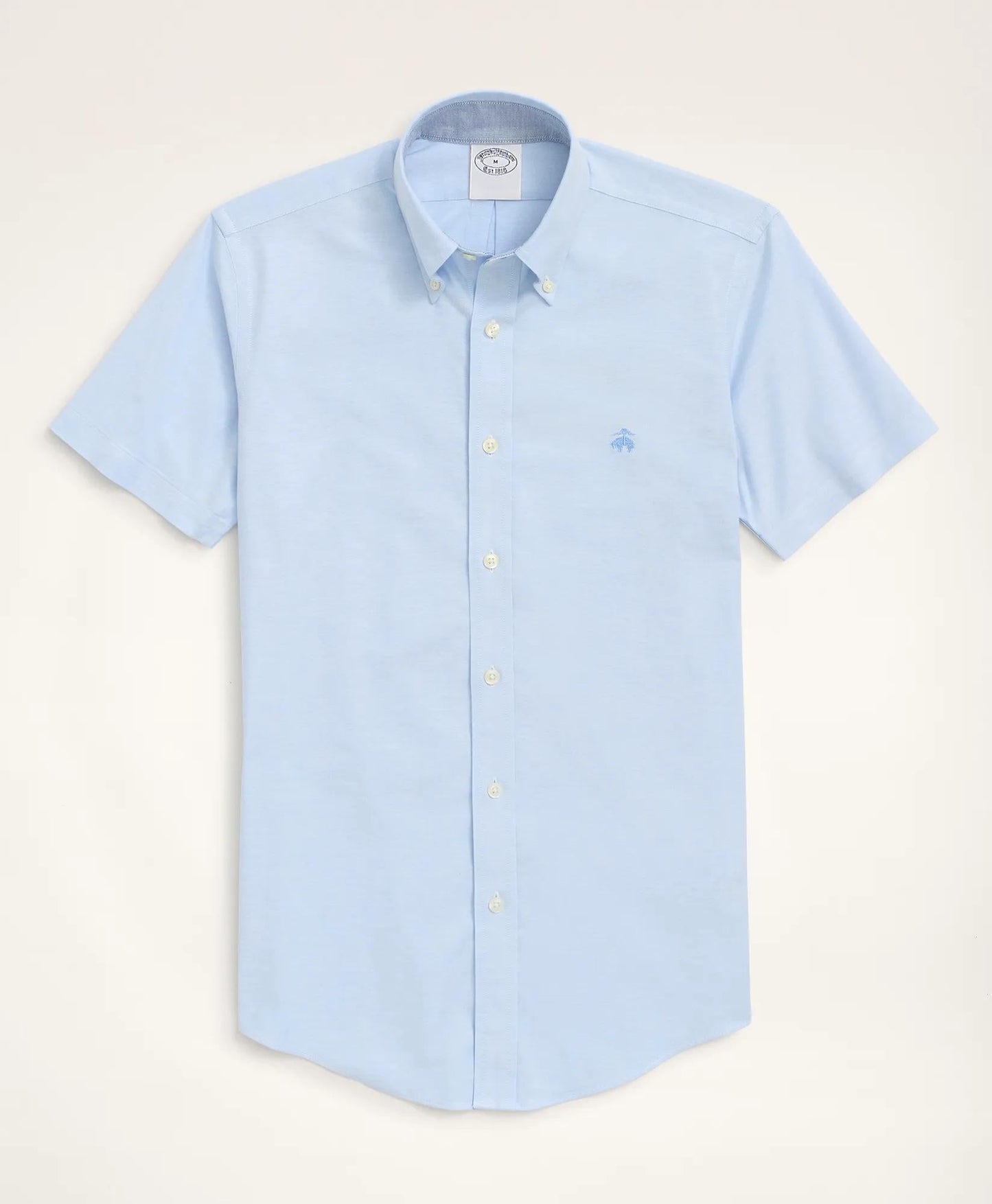 Stretch Non-Iron Oxford Button-Down Collar Short-Sleeve Sport Shirt | Brooks Brothers online shop