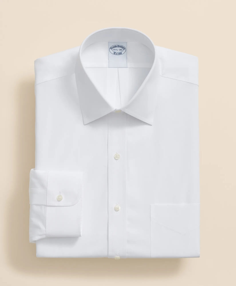 Pure Supima® Cotton Regular-Finish Ainsley Collar, Dress Shirt | Brooks Brothers online