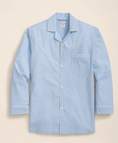 Cotton Broadcloth Bengal Striped Pajamas | Brooks Brothers online