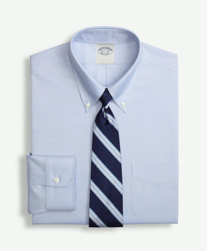 Big & Tall Stretch Dress Shirt, Non-Iron Pinpoint Button-Down Collar | Brooks Brothers cheap