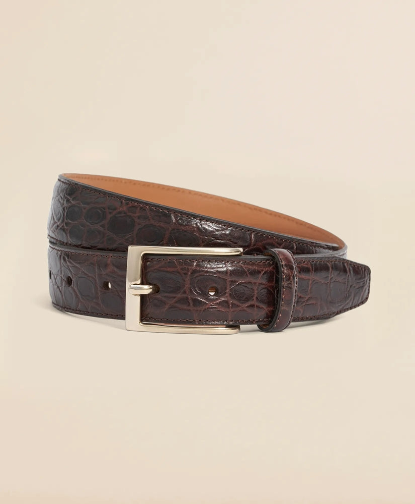 Leather Embossed Belt | Brooks Brothers online - US 6112
