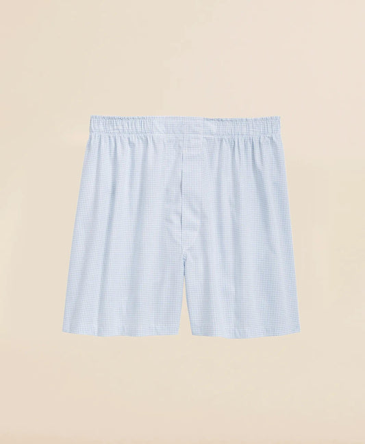 Cotton Broadcloth Double Checked Boxers | Brooks Brothers online
