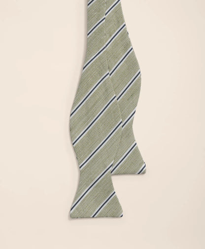 Silk-Linen-Cotton Bow Tie | Brooks Brothers discount