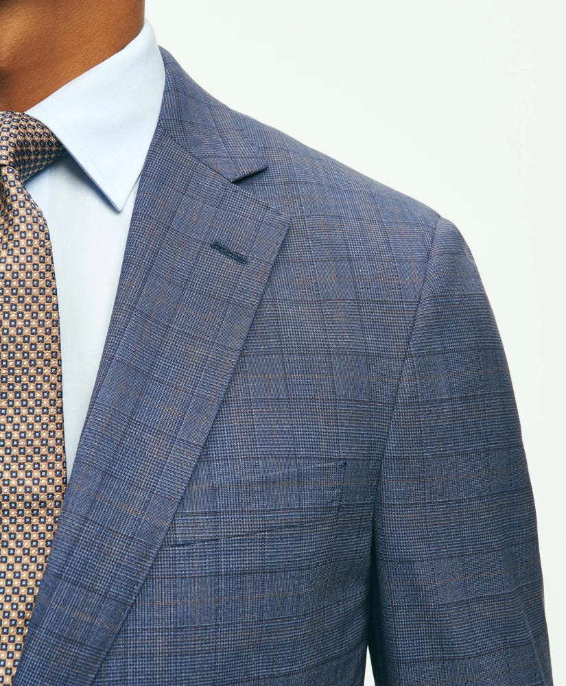 Classic Fit Wool Checked 1818 Suit | Brooks Brothers on sale