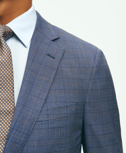 Classic Fit Wool Checked 1818 Suit | Brooks Brothers on sale