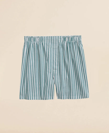 Cotton Broadcloth Butcher-Stripe Boxers | Brooks Brothers discount - US 8907