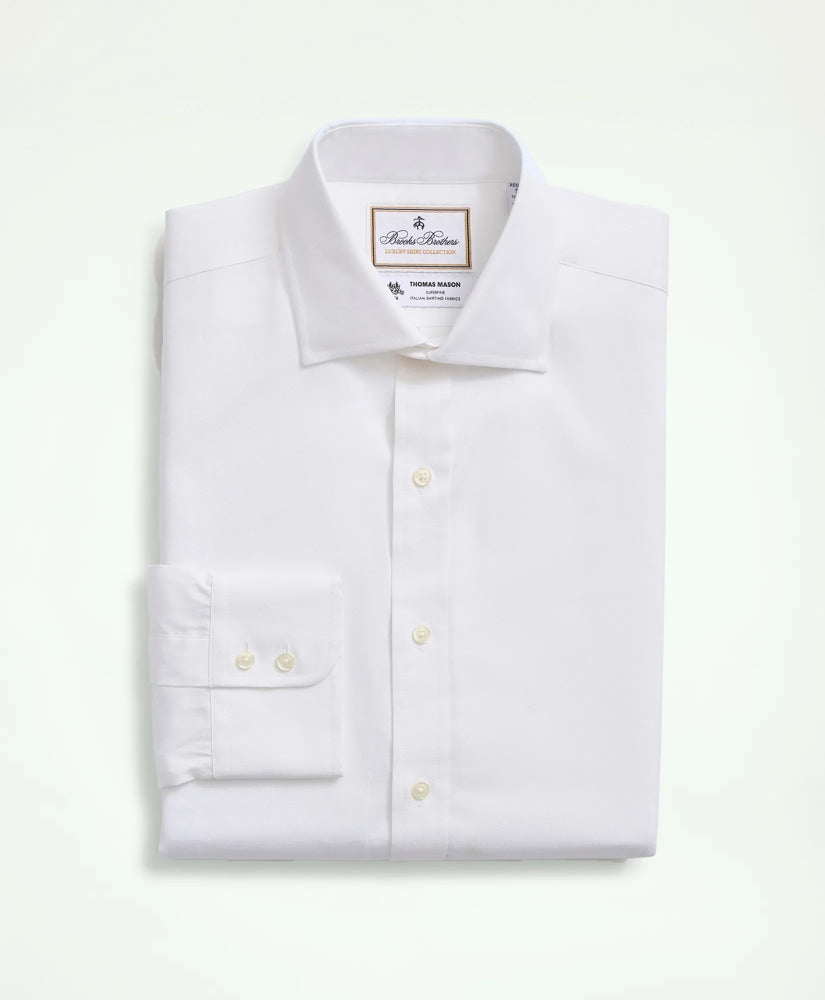 Brooks Brothers X Thomas Mason® Cotton Pinpoint Oxford English Collar Dress Shirt | Brooks Brothers sale - US 2805