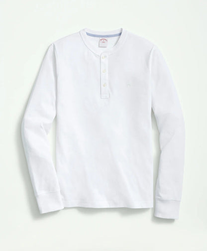 Cotton Henley Long-Sleeve T-Shirt | Brooks Brothers online - US 8921