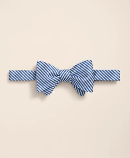 Silk Seersucker Stripe Bow Tie | Brooks Brothers cheap