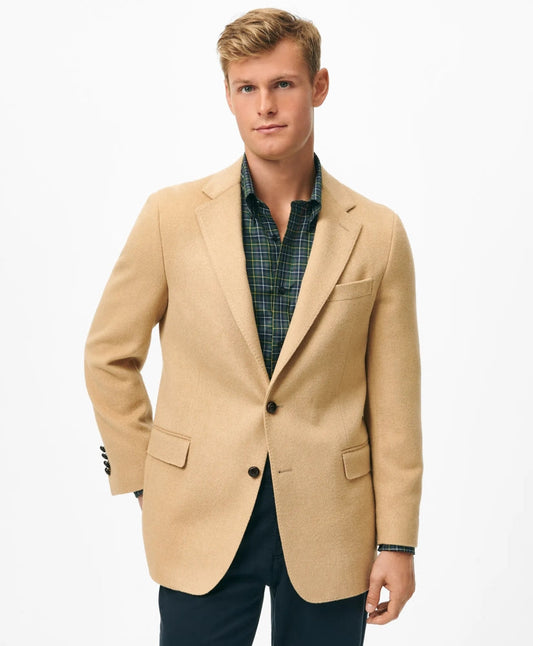 Classic Fit Camel Hair Twill 1818 Sport Coat | Brooks Brothers on sale
