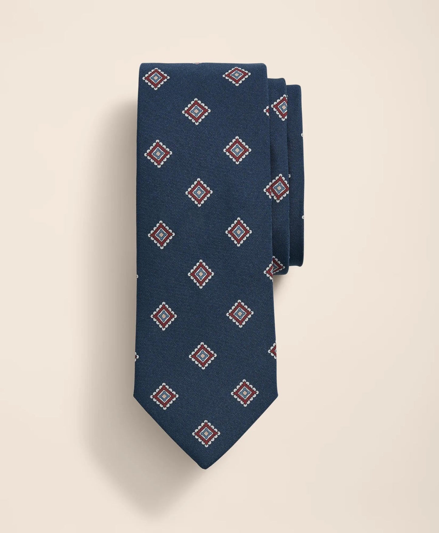Silk-Cotton Medallion Tie | Brooks Brothers online