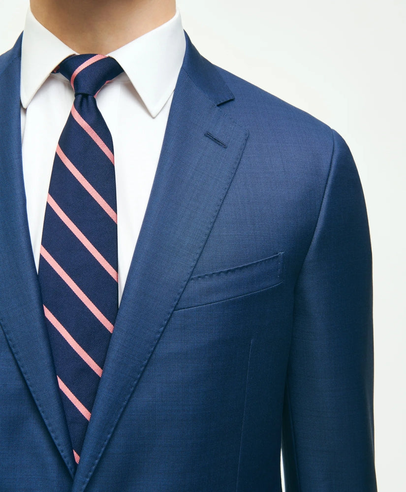 Classic Fit Wool Sharkskin 1818 Suit | Brooks Brothers online shop