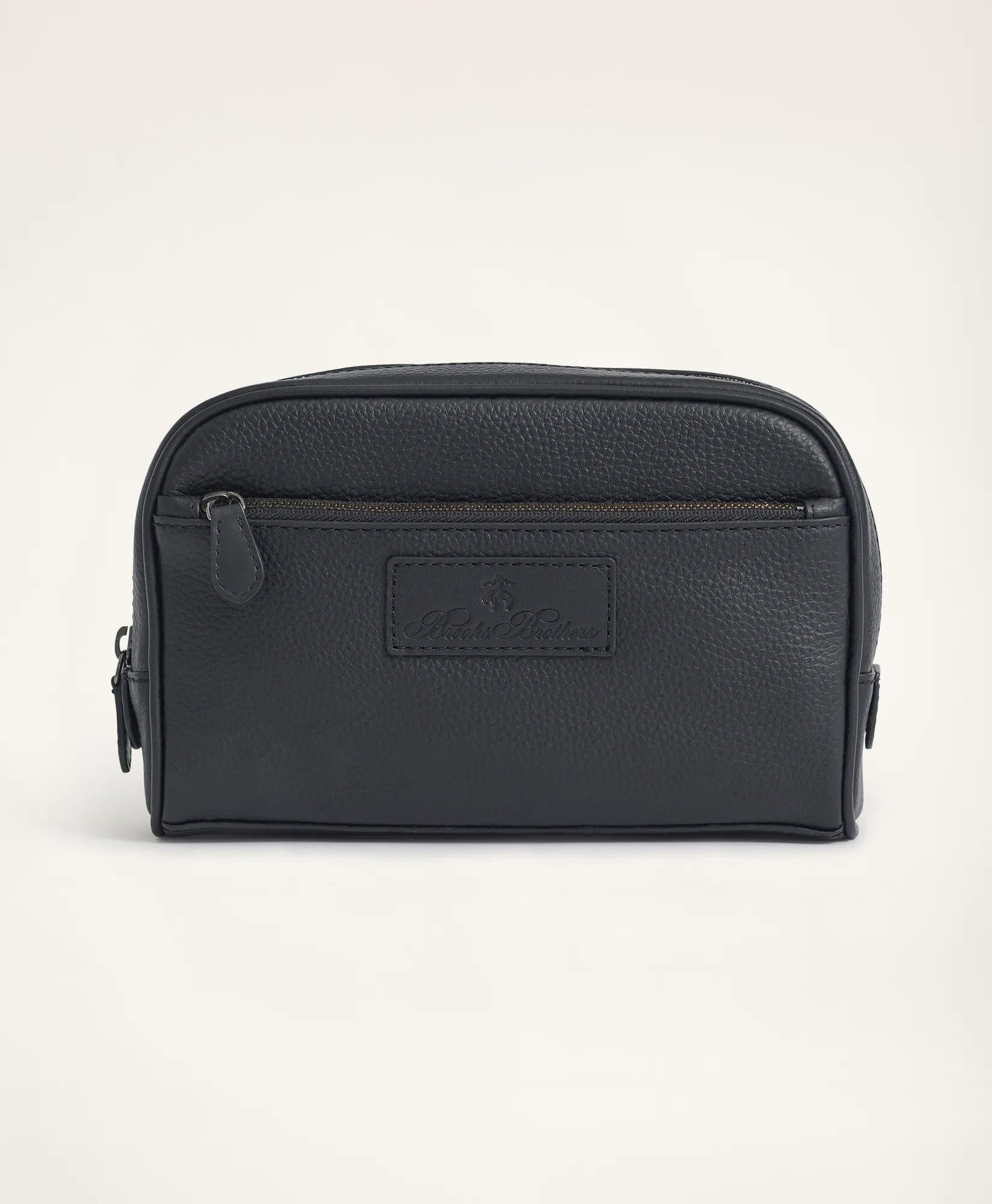 Pebbled Leather Dopp Kit | Brooks Brothers sale