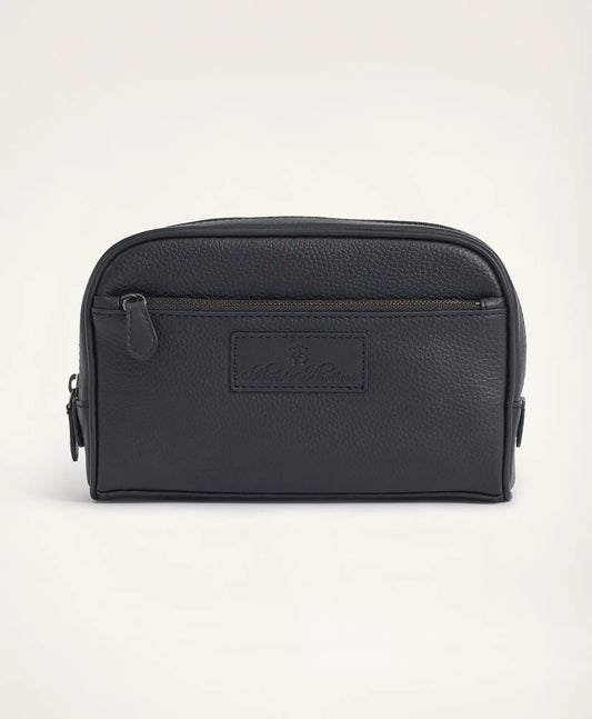 Pebbled Leather Dopp Kit | Brooks Brothers sale