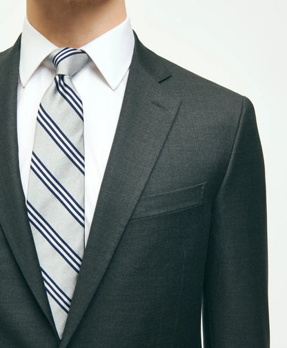 Classic Fit Wool Tic 1818 Suit | Brooks Brothers online shop