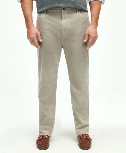 Big & Tall Five-Pocket Stretch Corduroy Cotton Pants | Brooks Brothers on sale - US 6726