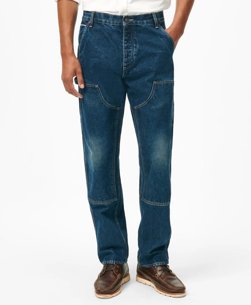 Cherry Street Selvedge Denim Carpenter Pants | Brooks Brothers for sale