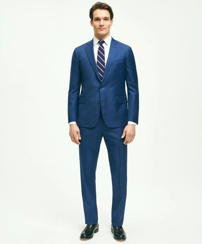 Classic Fit Wool Sharkskin 1818 Suit | Brooks Brothers online shop
