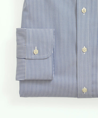 Stretch Supima® Cotton Non-Iron Pinpoint Oxford Button-Down Collar, Candy Stripe Dress Shirt | Brooks Brothers online