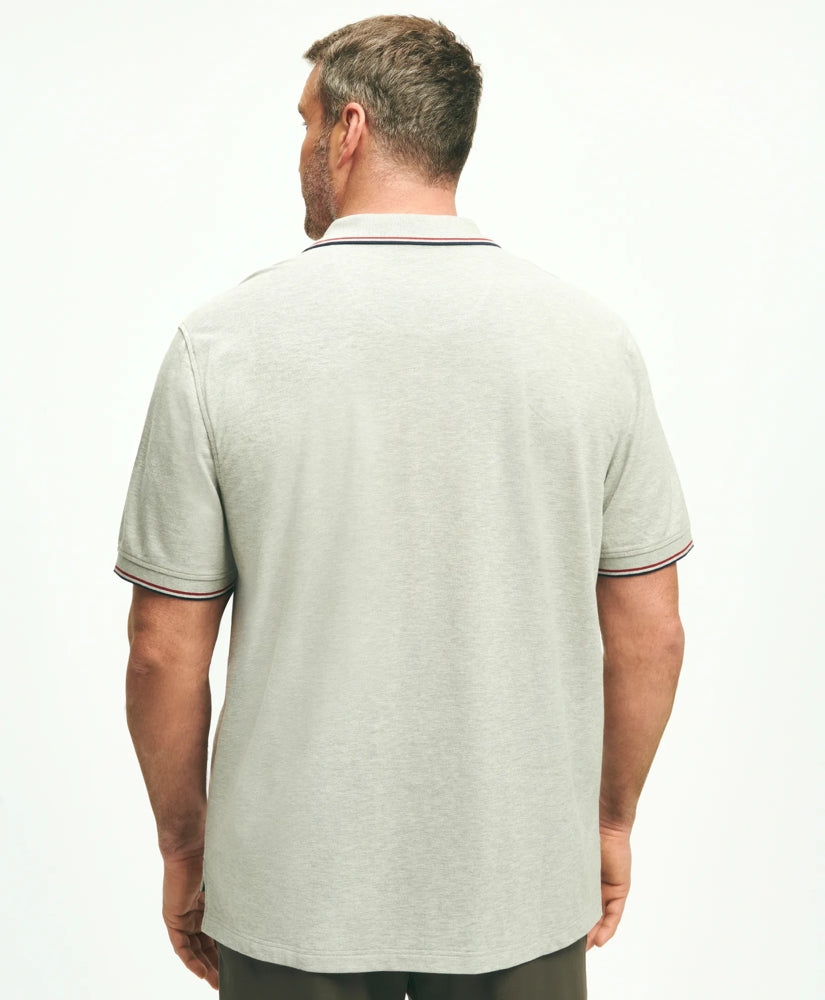 Big & Tall Golden Fleece® Supima® Tipped Polo Shirt | Brooks Brothers discount
