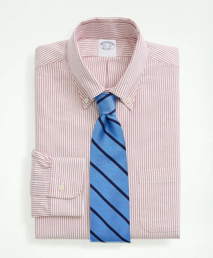 American-Made Oxford Cloth Button-Down Stripe Dress Shirt | Brooks Brothers cheap - US 3434