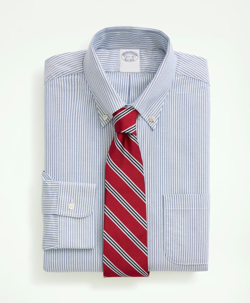 American-Made Oxford Cloth Button-Down Stripe Dress Shirt | Brooks Brothers cheap