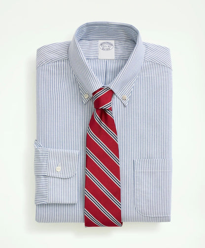 American-Made Oxford Cloth Button-Down Stripe Dress Shirt | Brooks Brothers cheap