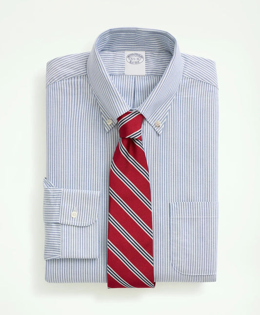 American-Made Oxford Cloth Button-Down Stripe Dress Shirt | Brooks Brothers cheap