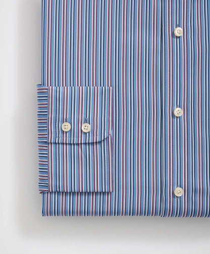 Brooks Brothers X Thomas Mason® Cotton English Collar, Multi-Striped Dress Shirt | Brooks Brothers online