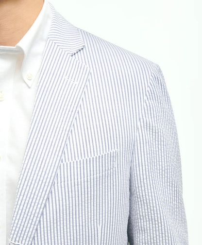 Classic Fit Stretch Cotton Seersucker Sport Coat | Brooks Brothers on sale