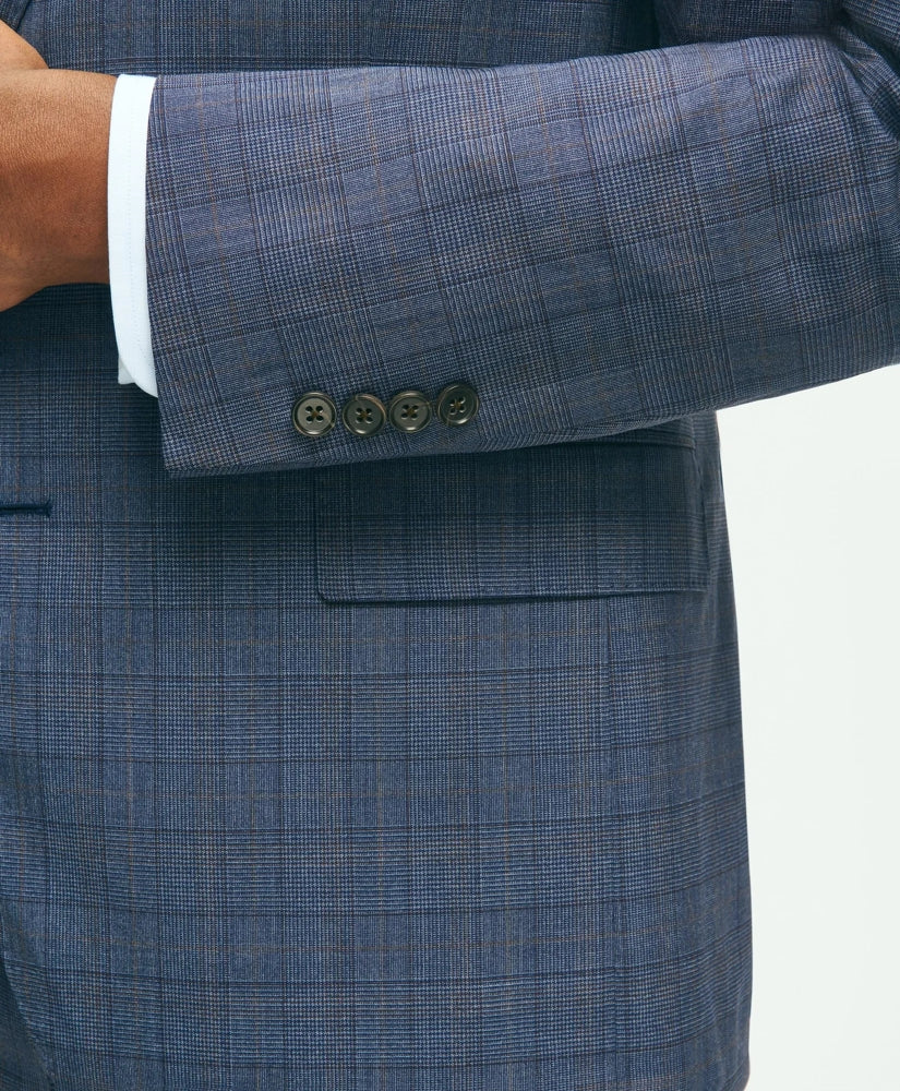 Classic Fit Wool Checked 1818 Suit | Brooks Brothers on sale
