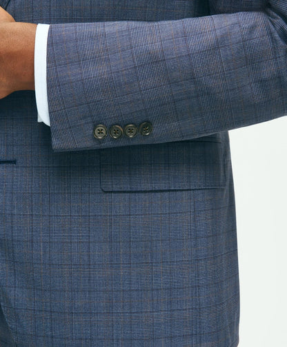 Classic Fit Wool Checked 1818 Suit | Brooks Brothers on sale