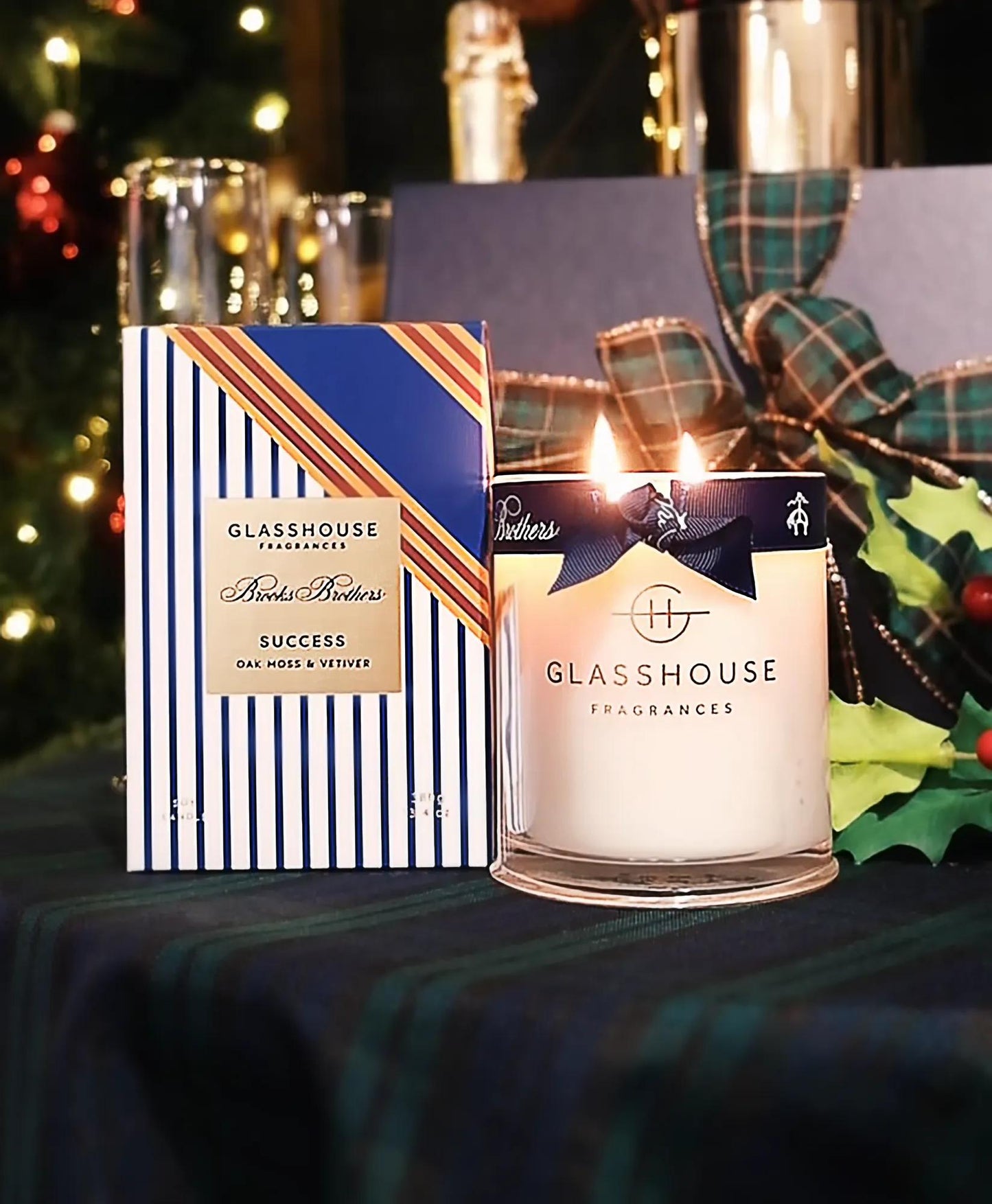 Oak Moss & Vetiver "Success" Candle | Brooks Brothers for sale