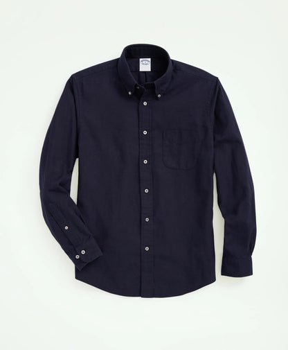 Portuguese Flannel Polo Button Down Collar Shirt | Brooks Brothers discount