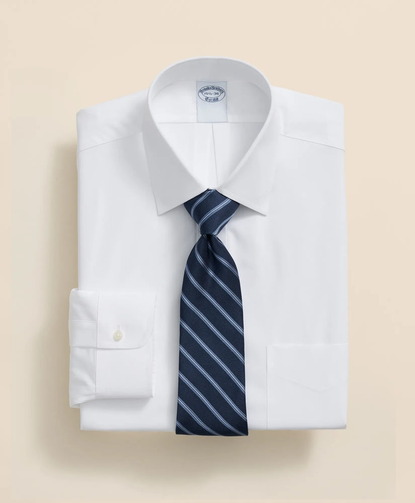Pure Supima® Cotton Regular-Finish Ainsley Collar, Dress Shirt | Brooks Brothers online